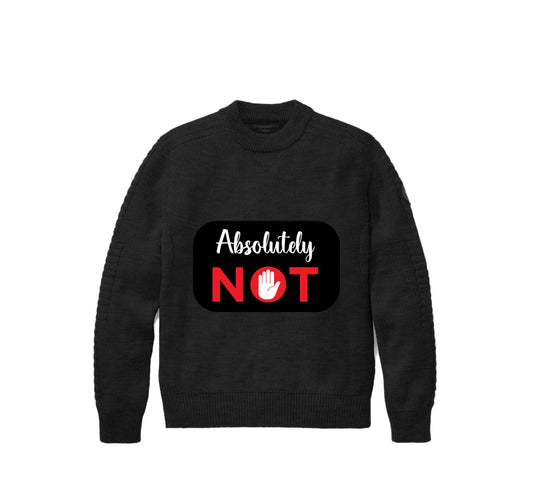 "Absolutely Not" Sweater
